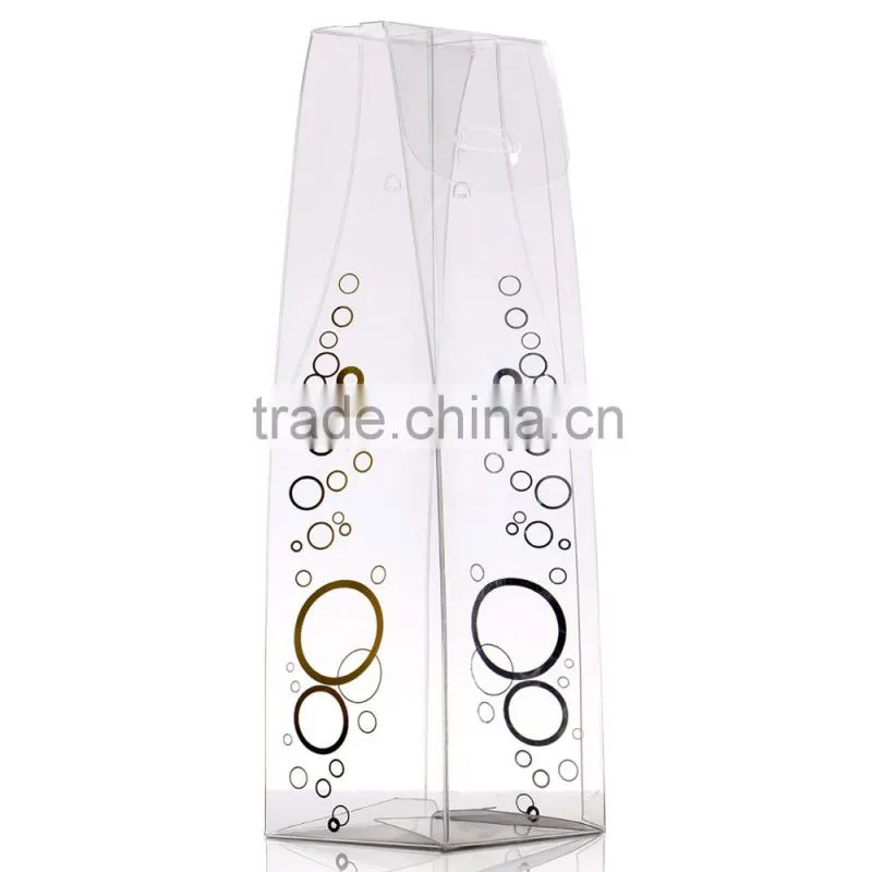 Plastic Clear Box PVC Box Packaging Box Plastic Packaging Box clear wine glass packing box