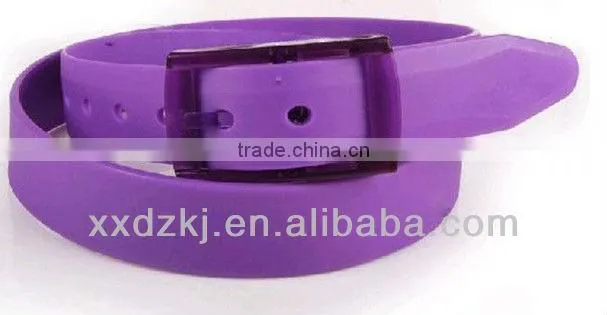 Fashion Silicone Belt 125cm Waist Size for Men and Women