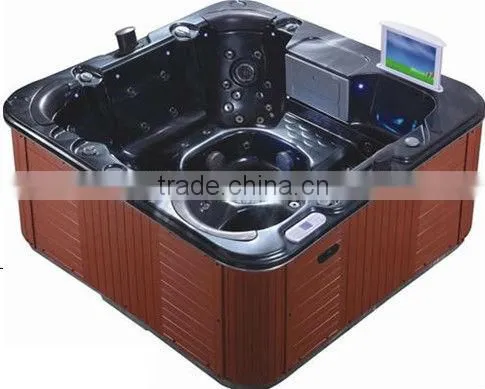 Factory wholesale made in china high quality freestanding fibreglass reinforcement 3 person spa product