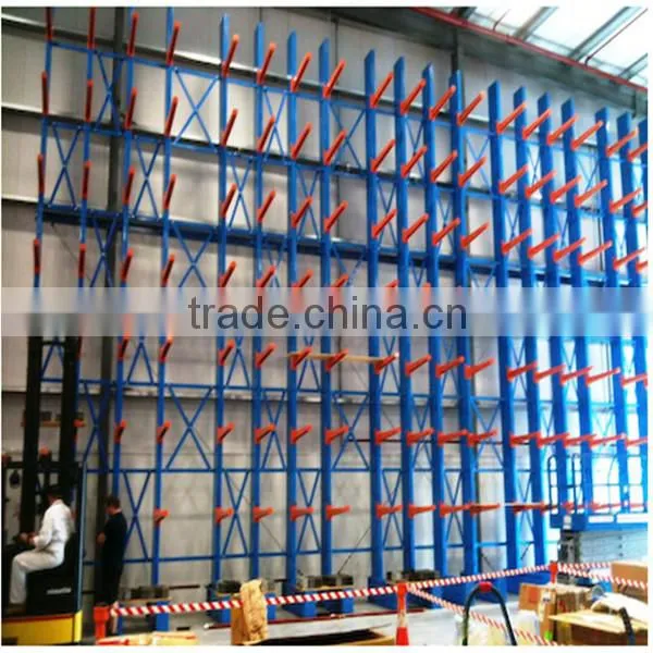 Warehouse Storage single armed Steel Cantilever Racking