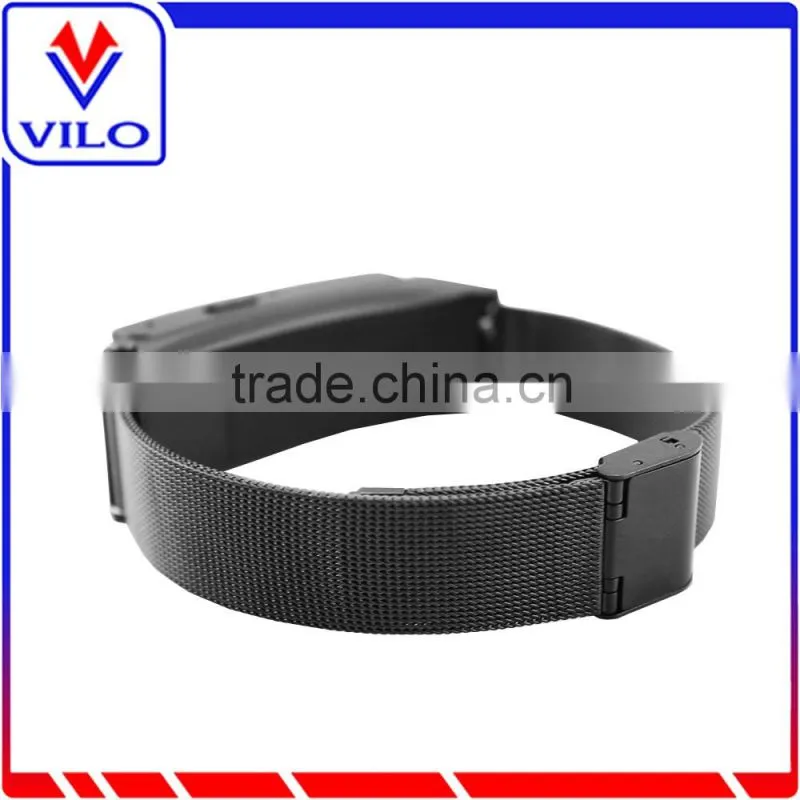 Stainless Steel Replacement Watch Band Strap fixing For Huawei B2 Talkband Gold Black