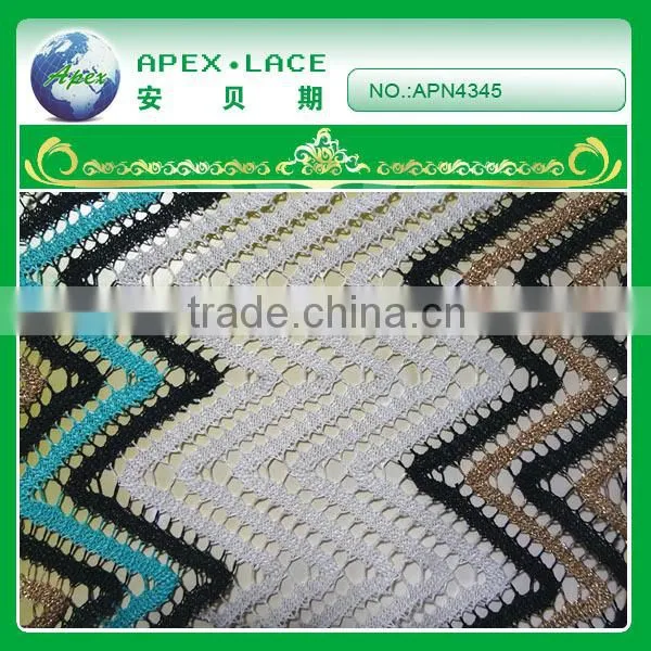 china factory hot sales fashion polyester lace APN4345
