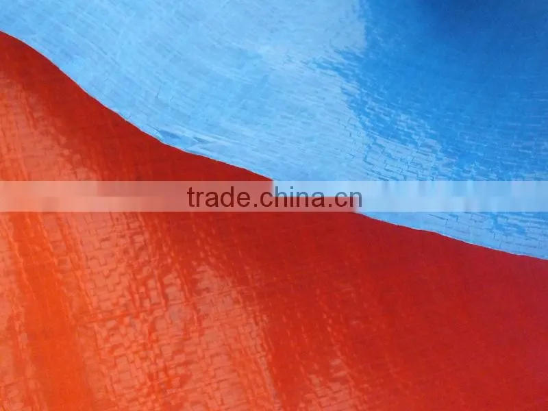 Boat Tarps Waterproof Plastic Blue Orange Polytarp Direct Cheap Tarpaulin Manufacturer
