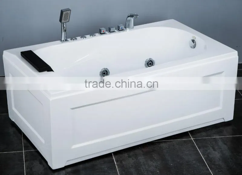 cUPC square acrylic bathtub,plastic hot tub,portable bathtub whirlpool