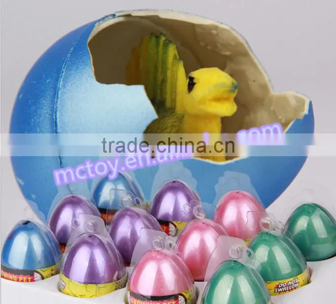 Eco friendly EVA Dinasour Egg water Growing egg Toys