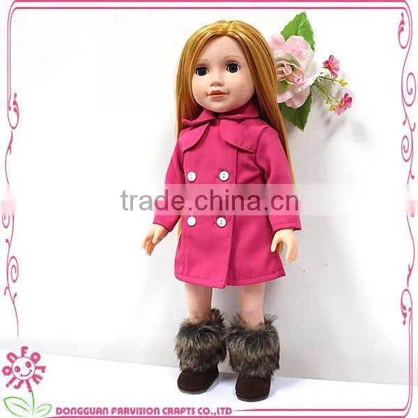 Hard vinyl dolls made in China 18'' doll toys models