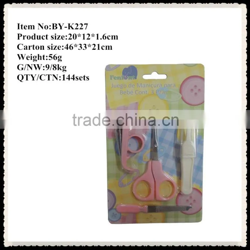 5PCS Baby safe plug in card Set manicure set