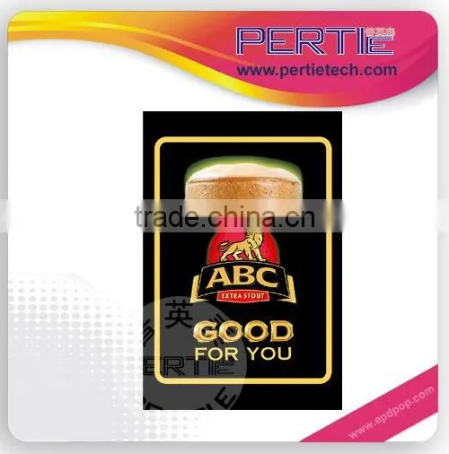 illuminated advertising optic panels advertising player advertising display stand -pop standee or billboard