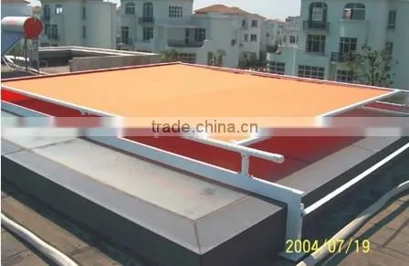 classic motorized guided rail awning awning componets