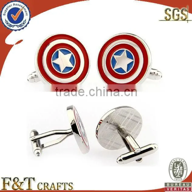 high grade silver custom cufflink