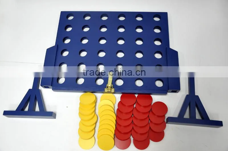 Giant garden game Wooden connect four chess