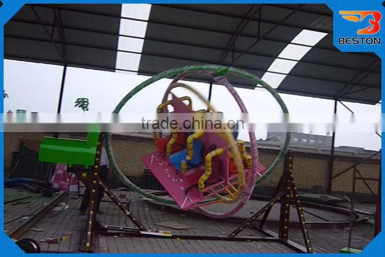 Amusement park human gyroscope , outdoor children rides amusement park space ball