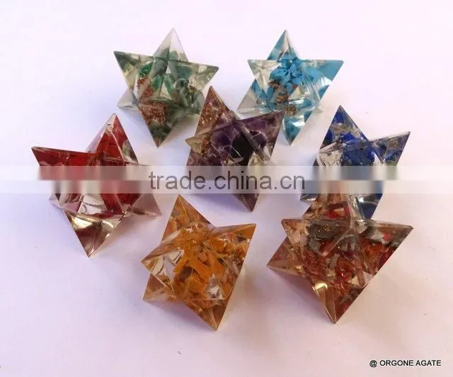 Orgonite Merkaba Star : Chakra Wholesale Sets