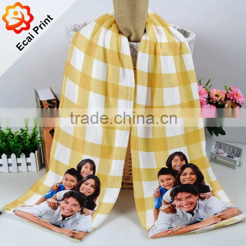 best personalized digital printing heat transfer lady scarf