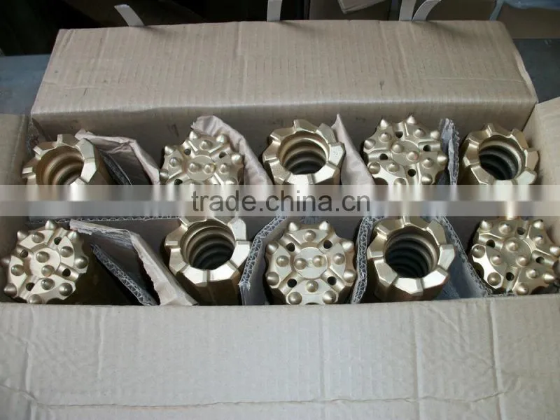 Retrac thread rock button bit/R76-T45