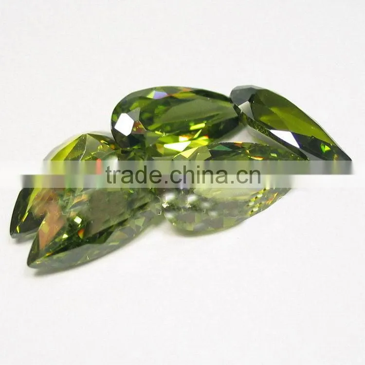 Bottom price hot sale 6*6mm synthetic cubic zirconia gemstone