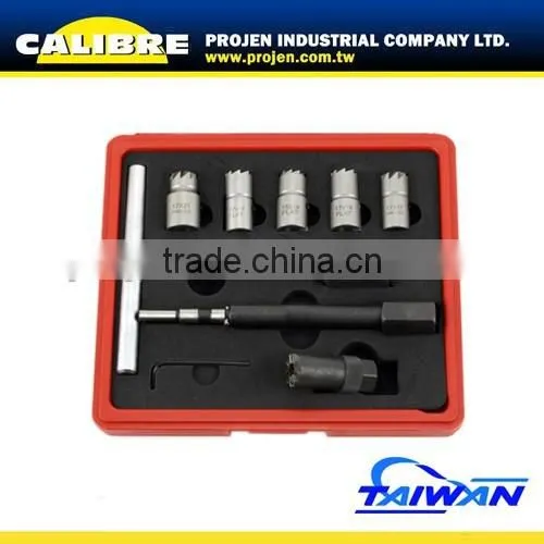 CALIBRE Auto Repair 8pc Diesel Injector Seat Cutter Set