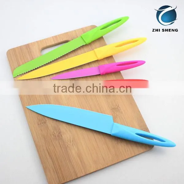 Ceramic white coating kitchen knife