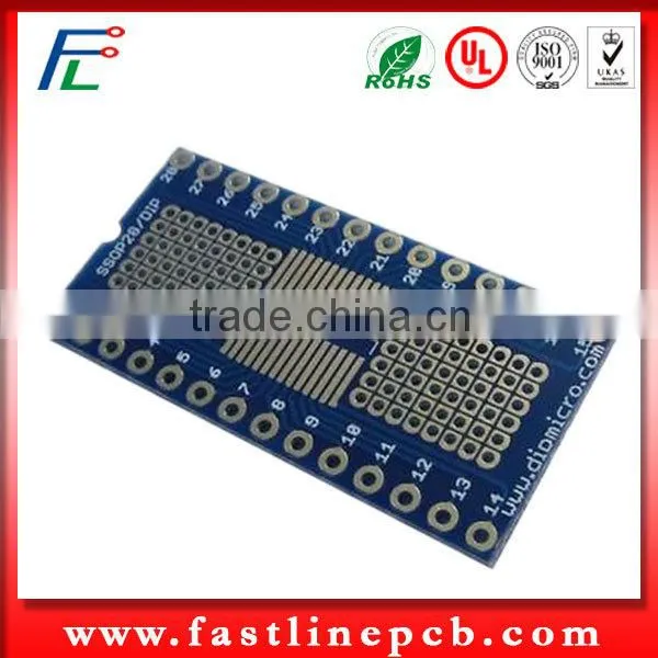 BGA HDI PCB with 0.6mm Board Finished Thickness and 1.5 Oz Copper Thickness
