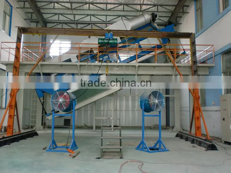bottom-open model rotomolding machine with one arm