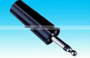 2.5mm mono plug black color rohs comliant