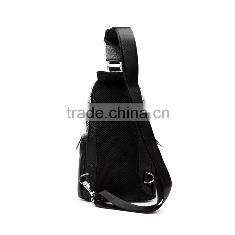 China wholesale leather chest bag best selling products in Alibaba for men