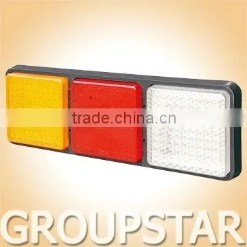 Rectangle High Quality Trailer PC White Reflectors With ADR