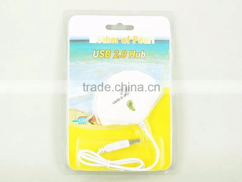 Shell-designed 4-port usb 2.0 hub funny usb hub