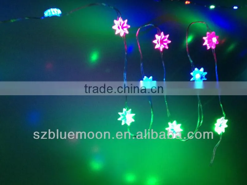 2015 Hot Selling Flower Shape RGB Led String Lights