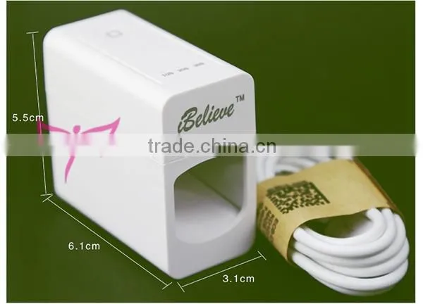 Easam hot 3W mini nail led lamp with USB charged,Portable belt pocket LED nail led lamp