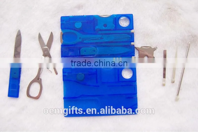 Hot Imprinted Credit card tool set with light