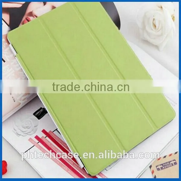 Hot Selling Leather Smart Cover Case For New Apple iPad 6 ipad air 2