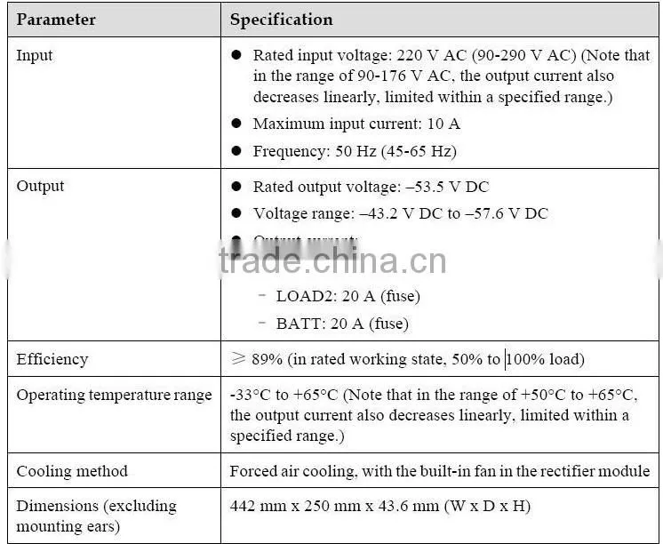 Huawei VAPEL EPS30-4815AF 30A DC Power in cabinet for Huawei ZTE Fiberhome OLT 2x15A recitifier module VAPEL GERM4815T