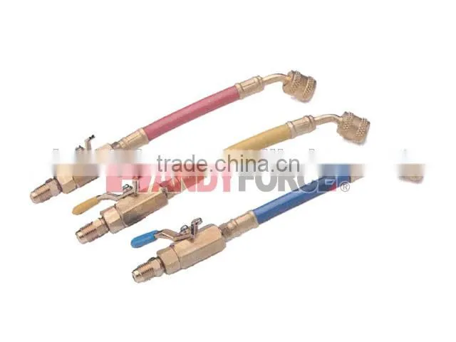 Short Hose w/Shut-Off Ball Valve, Air Condition Service Tools of Auto Repair Tools