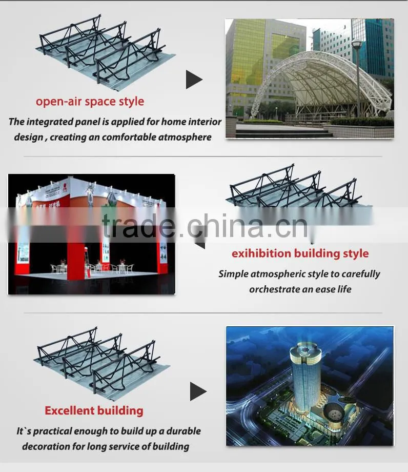 truss floor slab for high rising buildings
