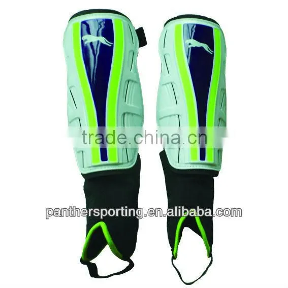 Professional Soccer Plastic Shin Guards, Black Shin Guard