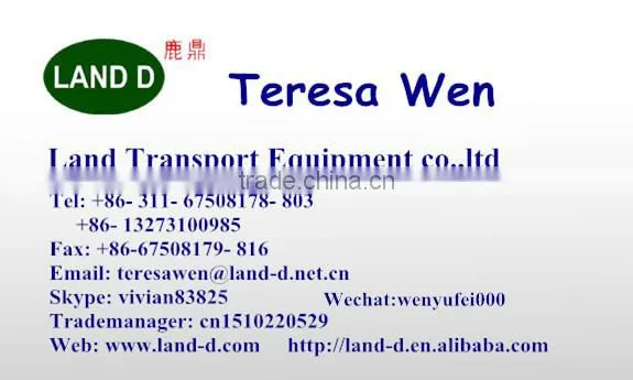 2 Axles 60 Tons Low Bed Truck Trailer For Sale