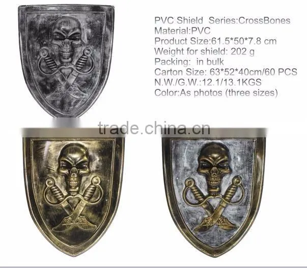 European Medieval Shield Ancient Greek Knight Shield Plastic Toy Shields:Lion