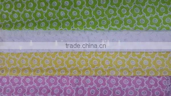 High Quality Wholesale Flower Design Lace Fabric