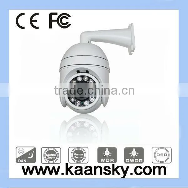 900TVL CMOS analog PTZ camera 36x with no monitoring dead zone auto tracking