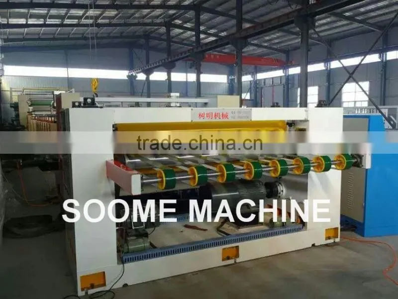 Online corrugated paper cut off machine cutter