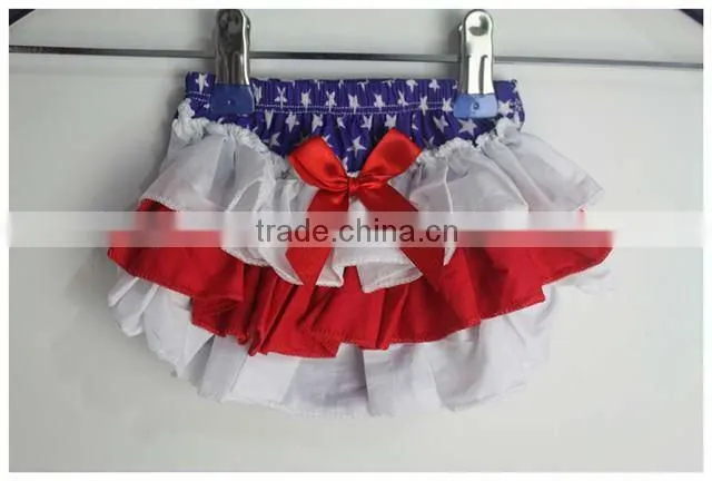 Fashion Design cute multicolor chevron print satin bloomer for kids
