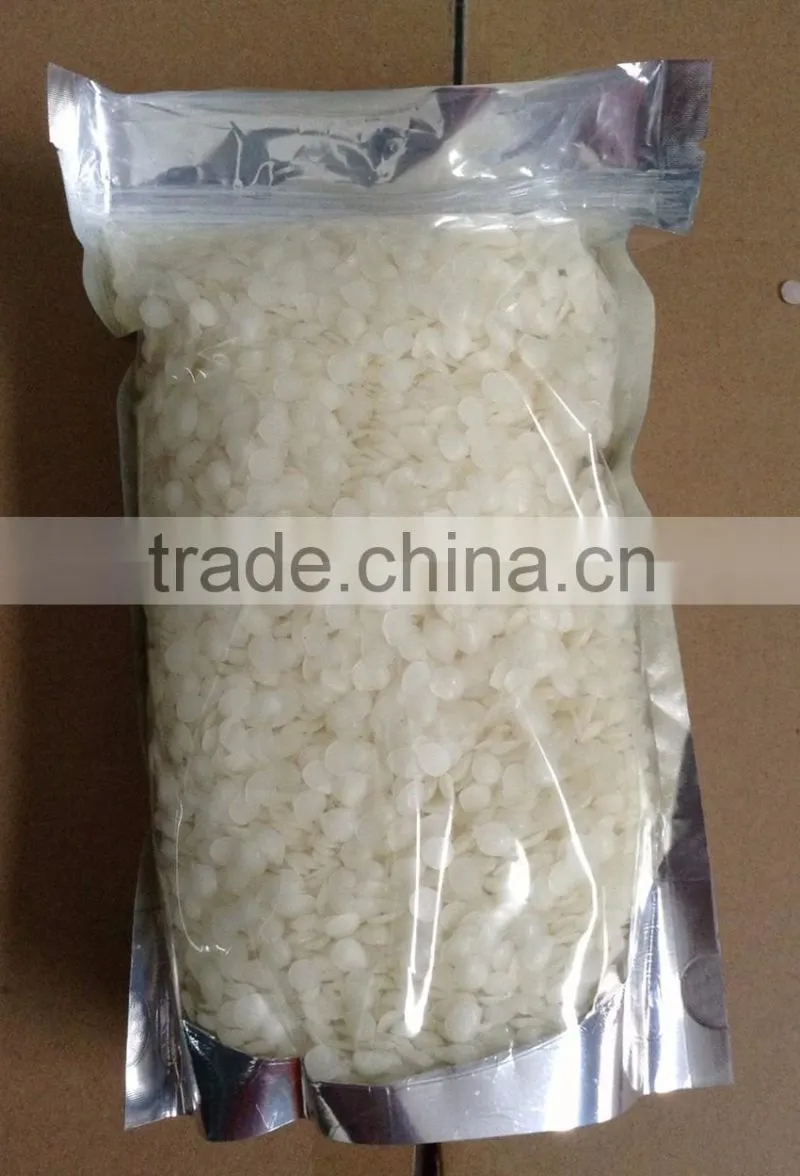 Bleached white beeswax pellets