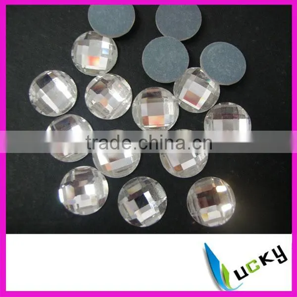 mirror glass flat back crystal rectangle shape 4x6 mm light colorado topaz
