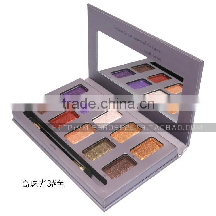 New arrival! 10color vinatage eyeshadow palette 8 color type for choice