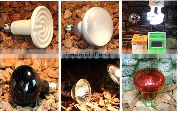 Matal Adjustable Temperature Control Lamp Holder E27 Base Turtle Heating Lamp Holder