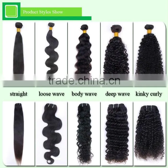 Tangle free and no shedding virgin human hair extension wholesale with excellent service