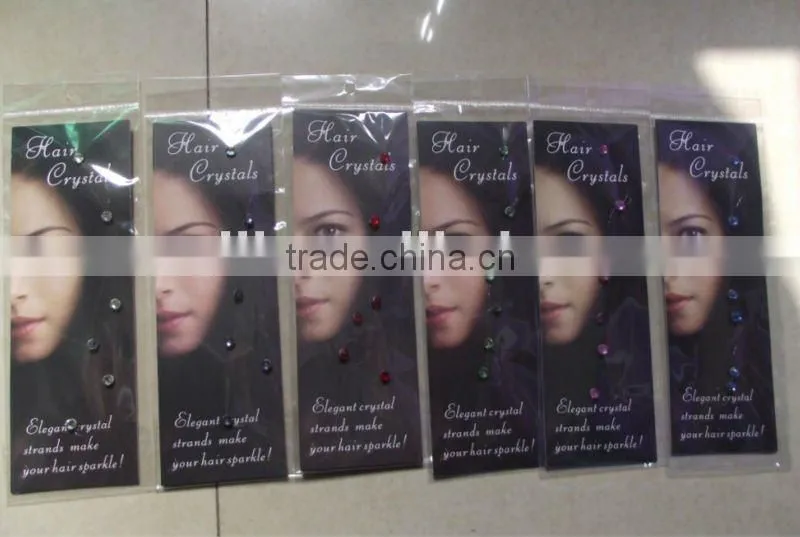 new style hair crystals hair bling crystal diamond hair extensions