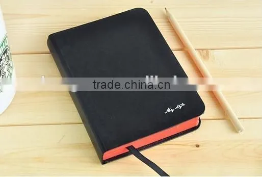 notebook with belt and pocket
