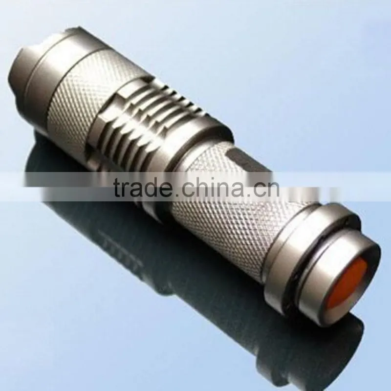 Promotional gift blue point flashlight rechargable